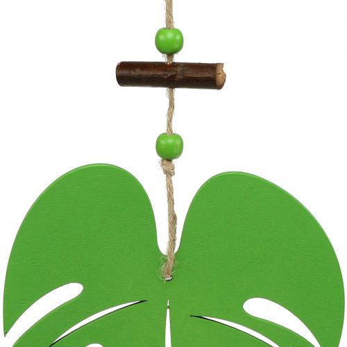 Feuille vert à suspendre 14,5 cm