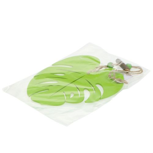 Floristik24 Feuille de décoration de fenêtre à suspendre vert clair 14,5cm