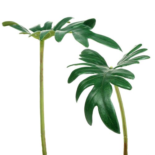 Article Feuille Philodendron 31cm Vert 12 pcs