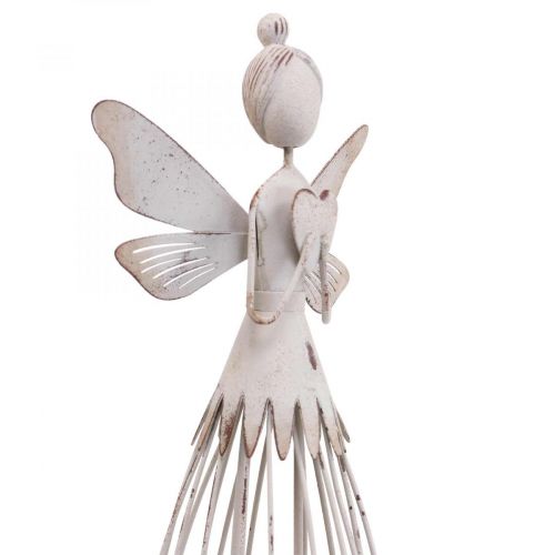 Article Déco de table Féés Déco de printemps Métal Blanc H30,5cm