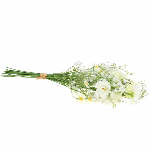 Floristik24 Bouquet d'asters blanc 47cm