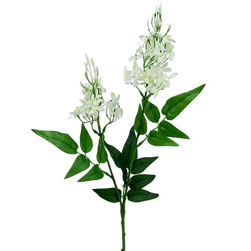 Article Branche de fleurs blanches 78cm 3P