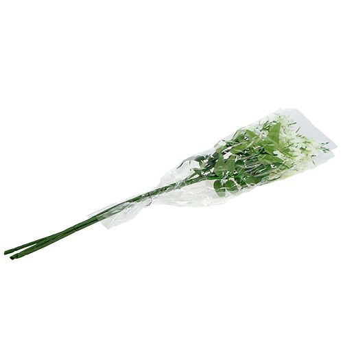 Article Branche de fleurs blanches 78cm 3P
