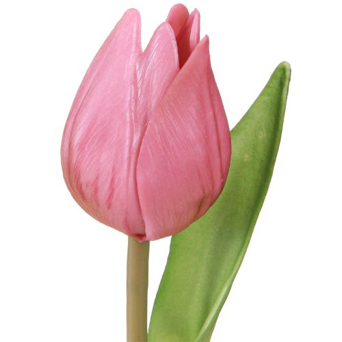 Floristik24 Décoration florale Tulipes Fleurs artificielles Violet 20cm 6 Pcs