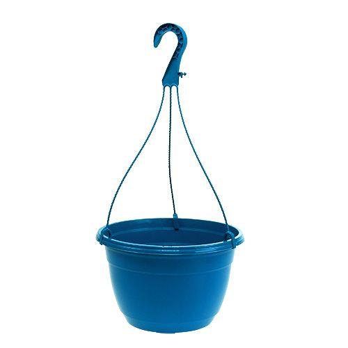 Floristik24 Panier suspendu 25cm bleu