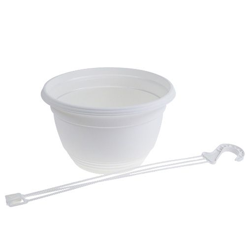 Article Panier suspendu Ø30cm blanc