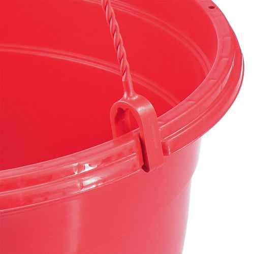 Article Panier suspendu pot de fleur rouge à suspendre Ø25cm H50cm