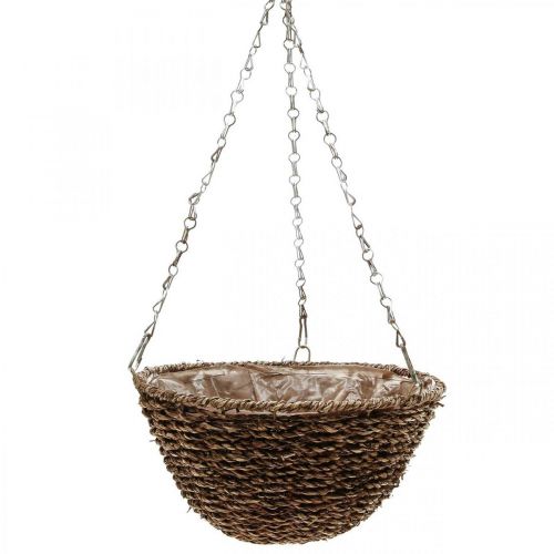 Panier à fleurs panier suspendu marron panier suspendu panier à plantes Ø25cm