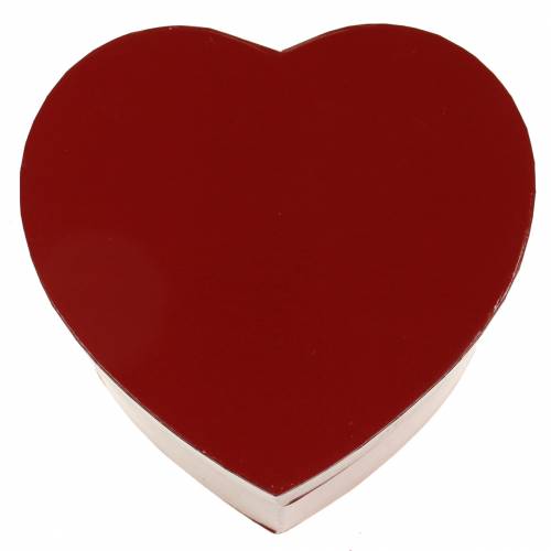 Floristik24 Jardinière coeur rouge 14 / 16cm lot de 2