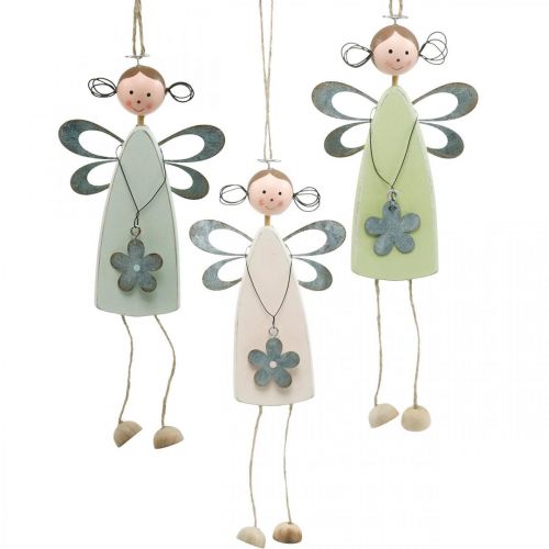Fée des fleurs avec pattes d&#39;arbre, printemps, petits lutins avec fleur, décoration cintre fleur elfe 3pcs