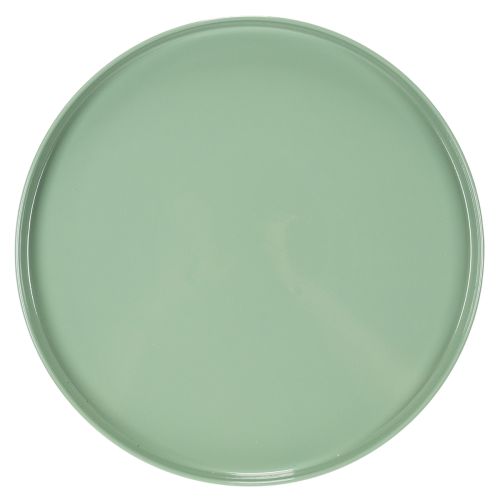 Coupe décorative en métal vert 30 cm pour usage intérieur | Floristik24.fr