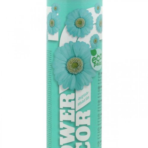 Article Spray floral Décor floral Bleu clair Aigue-marine Spray de couleur 400 ml