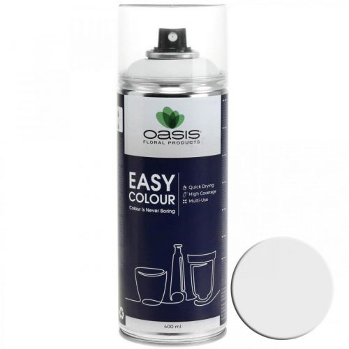 Article OASIS® Easy Color Spray, peinture en aérosol blanche, décoration d&#39;hiver 400ml
