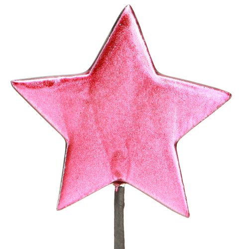 Bâtonnets de fleurs Étoiles Décoration Baies Ø7cm – 2e choix – 24 pcs