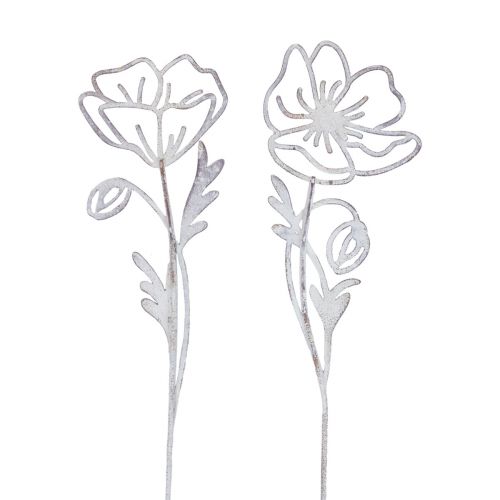 Bouchon de fleur de pavot bouchon de plante 63,5 cm 2 pcs