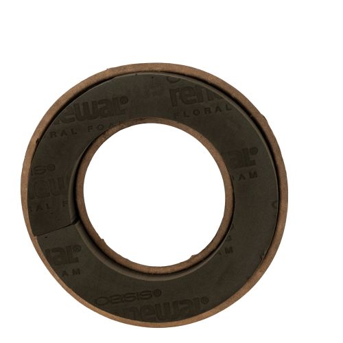 Couronne de mousse florale OASIS® Renewal® Floral Foam Biolit® avec coque, Ø 24 cm, noire, 2 pièces acheter | Floristik24.fr