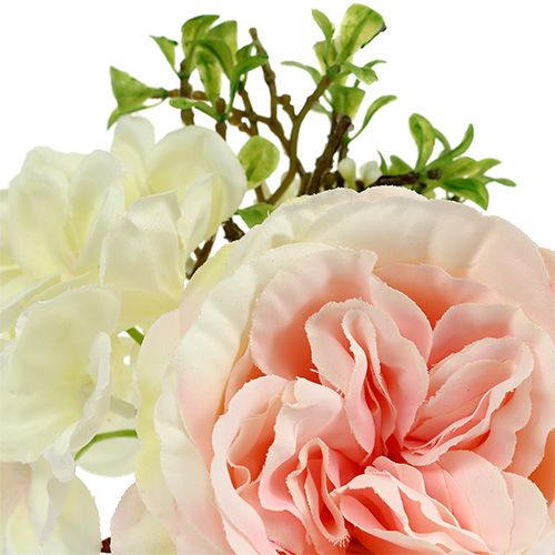 Floristik24.fr Mini bouquet de fleurs rose crème 20 cm - acheter pas cher  en ligne