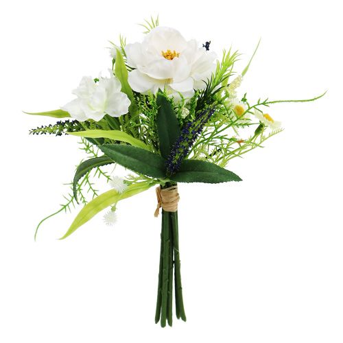 Article Bouquet blanc 20cm