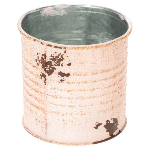 Article Pot de fleurs décoratif, motif saumon, boîte à herbes en métal, Ø8 cm, H7,5 cm
