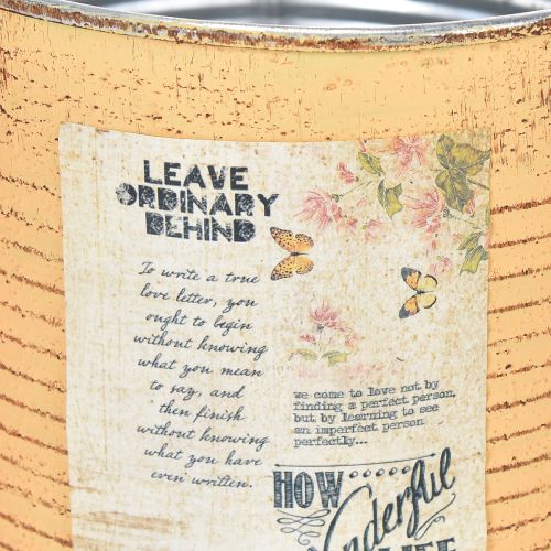 Article Pot de fleurs vintage de 15 cm (lot de 3) pour la décoration du salon et du bureau