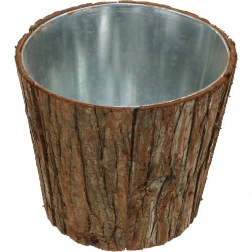 Article Grand cache-pot, cache-pot, décoration écorce d&#39;arbre Ø22,5cm H20cm