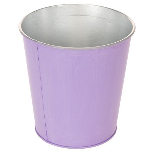 Pot de fleurs rond aux couleurs pastel, orné de motifs floraux, pour plantes d'intérieur, 12 cm, lot de 3. | Floristik24.fr