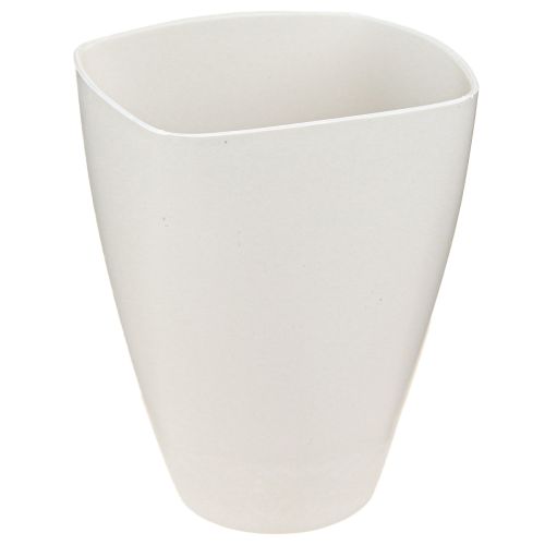 Article Pot de fleur plastique pot d&#39;orchidée plastique blanc H16,5cm 4pcs