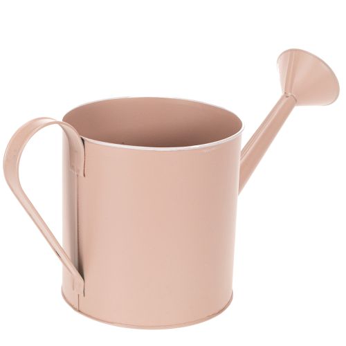 Pot de fleurs/arrosoir décoratif vintage, zinc rose antique, Ø 16,5 cm H 17 cm | Floristik24.fr