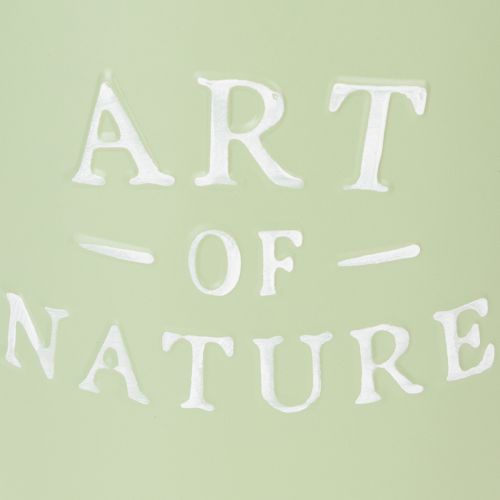 Pot de fleurs en zinc Art of Nature vert menthe Ø17,5 cm H15 cm | Floristik24.fr