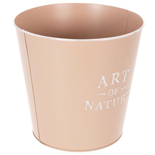 Article Pot de fleurs en zinc, jardinière en métal, rose antique, Ø 22 cm H 21 cm
