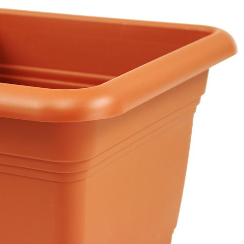 Floristik24 Pot de fleur "Nora" 19cm x 19cm H15cm terre cuite, 1p