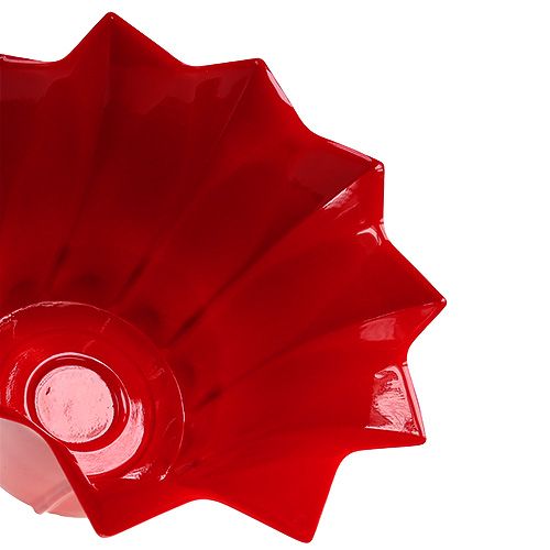 Article Pot de fleurs en plastique rouge Ø 14 cm 10 p.