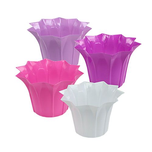 Floristik24 Pot en plastique Ø 15 cm h. 10 cm 10 p.