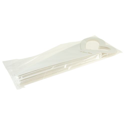 Article Sac à fleurs roses emballage cadeau blanc 46cm 12 pcs