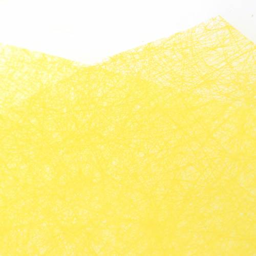 Article Sac à fleurs motif jute jaune L36cm l25cm - 12cm 50 pcs