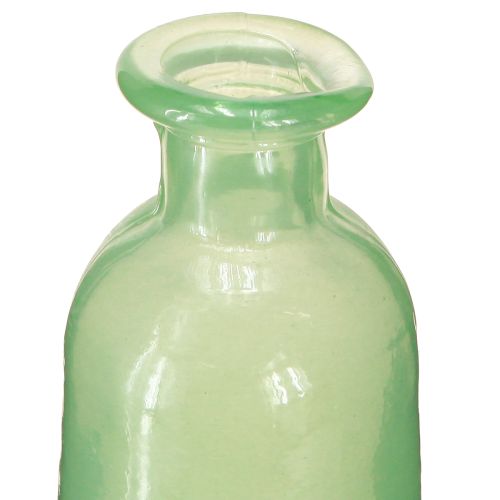 Article Vase à fleurs décoratif en verre vert haut Ø6,5cm H30cm