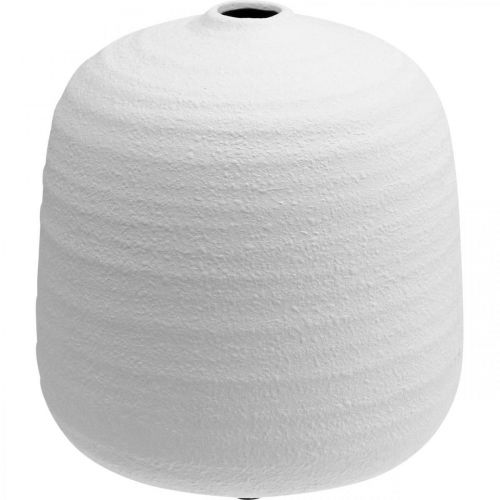 Floristik24 Vase à fleurs, vase en céramique, vase décoratif blanc Ø22cm H22,5cm