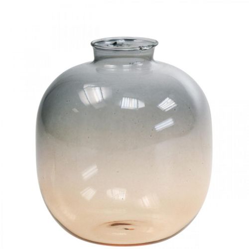 Vase à fleurs décoratif petit vase en verre H9cm Ø8cm