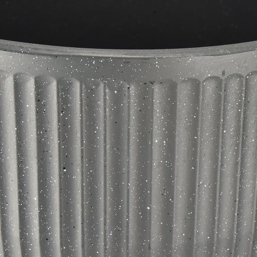 Article Vase de sol en plastique anthracite Ø28cm H46,5cm
