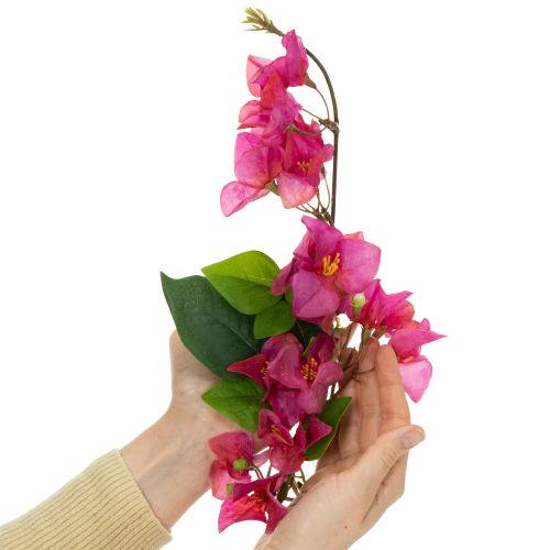 Article Branche de bougainvillier artificielle pour décoration printanière 100 cm