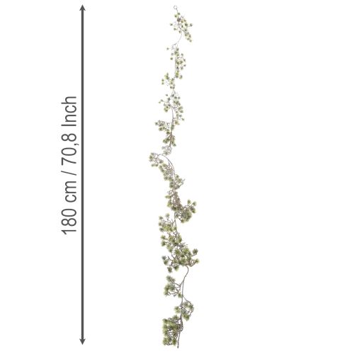 Guirlande décorative bonsaï artificielle enneigée 180 cm | Floristik24.fr