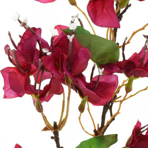 Article Bougainvillier fleur artificielle Rose Branche artificielle déco H52cm
