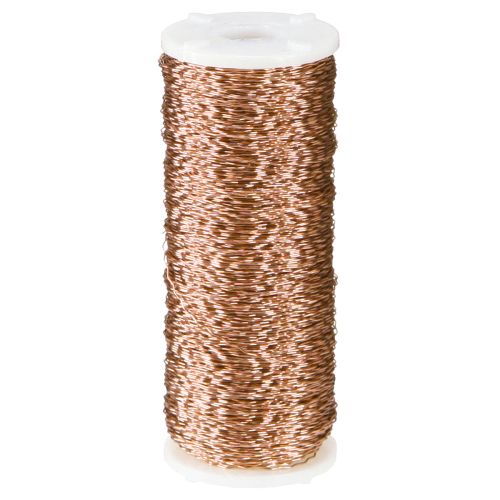 Fil effet bouillon 100g cuivre