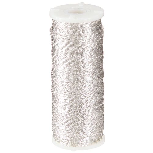 Article Fil effet bouillon 100g argent