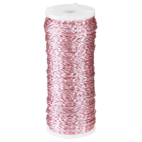Fil effet bouillon Ø0.30mm 100g/140m rose