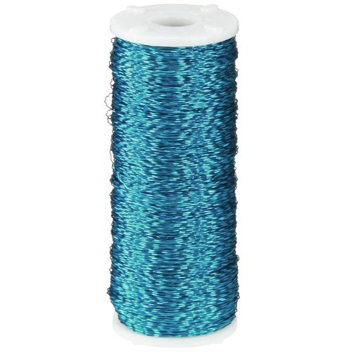 Article Fil effet bouillon Ø0.30mm 100g/140m turquoise