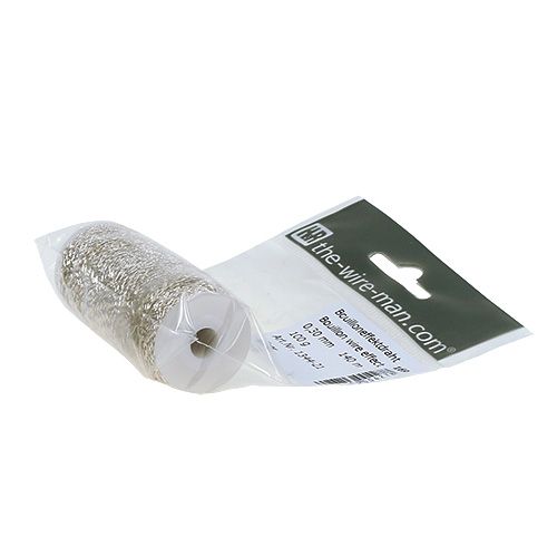 Article Fil effet bouillon 100g argent