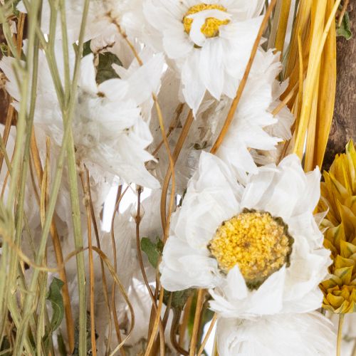 Article Bouquet de roses séchées en bois de Sola. Bouquet élégant pour une décoration intérieure naturelle. 50 cm