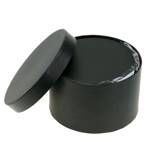 Floristik24 Jardinière ronde noire Ø14cm - 16cm 2pcs
