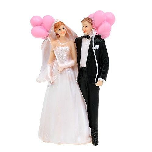 Floristik24 Couple de mariés avec des ballons 14cm
